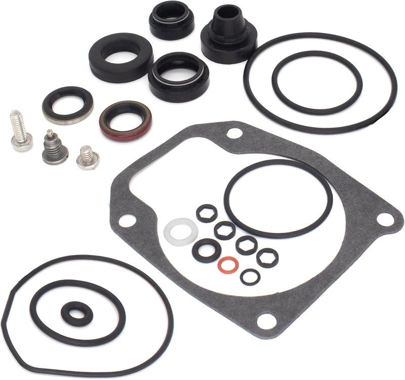QUICKMARINE 433550 Marine Gearcase Lower Unit Seal Kit for Johnson Evinrude 40 48 50 HP Outboard Boat Motors replaces 777551 Sierra 18-2694 - Image 1